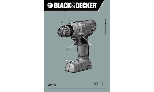 Black and Decker LDX172 User Manual