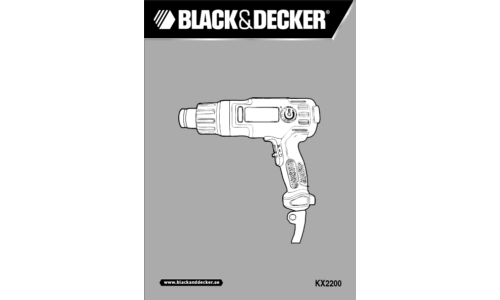 Black and Decker KX2200 User Manual