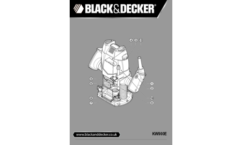 Black and Decker KW900E Technical Data