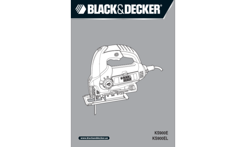 Black and Decker KS900EL Technical Data