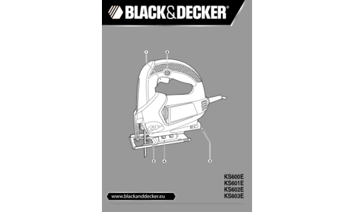 Black and Decker KS601E User Manual