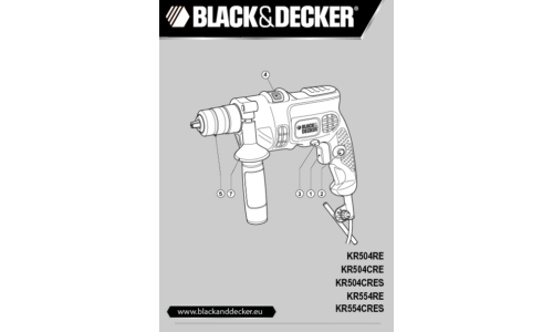 Black and Decker KR554CRES User Manual