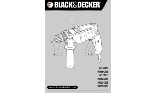 Black and Decker KR52CRE User Manual