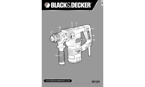 Black and Decker KD1250 User Manual