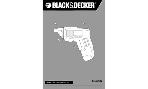 Black and Decker KC460LN User Manual