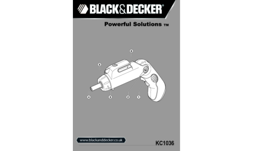 Black and Decker KC2002 User Manual