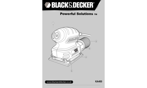 Black and Decker KA400 User Manual